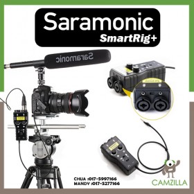 Saramonic SmartRig+ 2-Channel XLR/3.5mm Microphone Audio Mixer with Phantom Power Preamp & Guitar Interface for DSLR Cameras, Camcorders, iPhone, iPad, iPod, and Android Smartphones